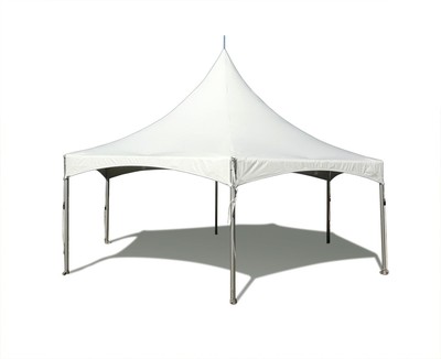 Commercial 20ft Hexagon High Peak Tent Event Canopy Waterproof Wedding White