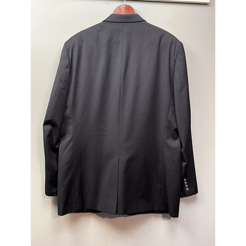 Blazer Michael Kors Para Hombres 48L Azul Marino 2 Botones Abrigo Deportivo Chaqueta Cresta Botón Foto 2 de 4