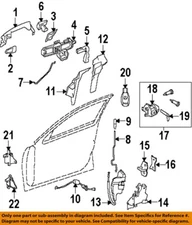 MERCEDES OEM 08-20 C250 Rear Door Lock Hardware-Handle, Outside 20476013709999