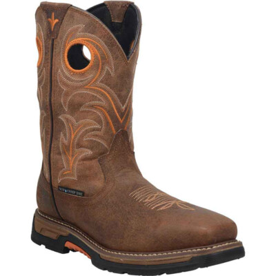 Dan Post Storm's Ösen Verbundwerkstoff Zeh Quadrat Zehen Western Cowboy Stiefel
