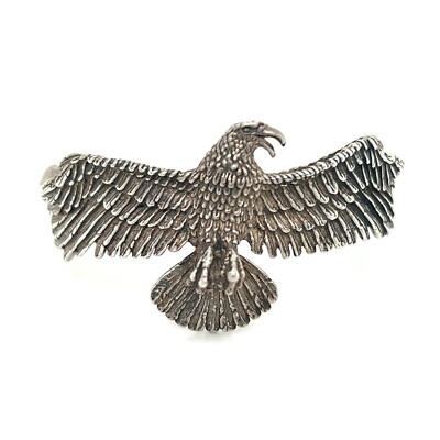 Native American Jewelry Huge Flying Eagle Sterling Silver Heavy 90 Gram Cuff Bracelet Native American Jewelry Huge Flying Eagle Sterling Silver Heavy 90 Gram Cuff Bracelet