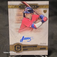 2021 Topps Five Star Andres Gimenez Rookie On Card Autograph #FSA-AG Cleveland