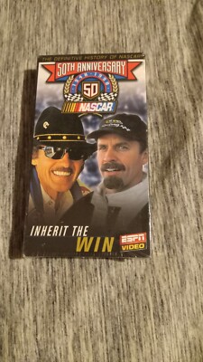 Sealed Vhs INHERIT THE WIN The Definitive History  NASCAR 50th Anniversary D 61