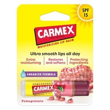 4 × Carmex Ultra Smooth Lips All Day Pomegranate Lip Balm Stick - 4.25g