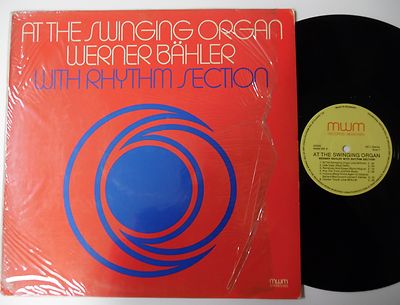 WERNER BAHLER at the singing organ LP Germany Jazz 1978 Near-MINT #1247