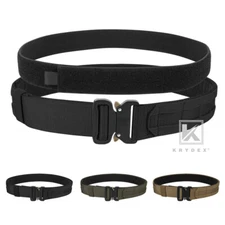 KRYDEX Tactical Belt 1.75 inch Heavy Duty Belt Rigger MOLLE Belt Quick Release