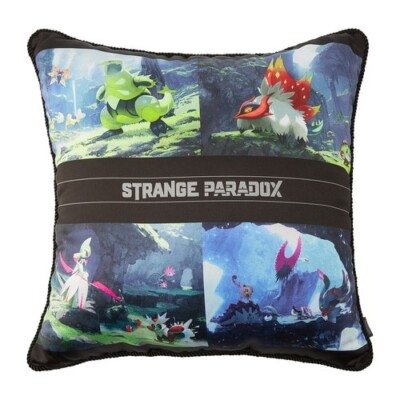 Pokemon Center original cushion STRANGE PARADOX Iron Valiant Thorns Flutter Mane