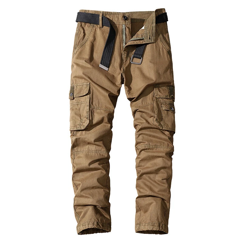 Mens multi shop pocket trousers