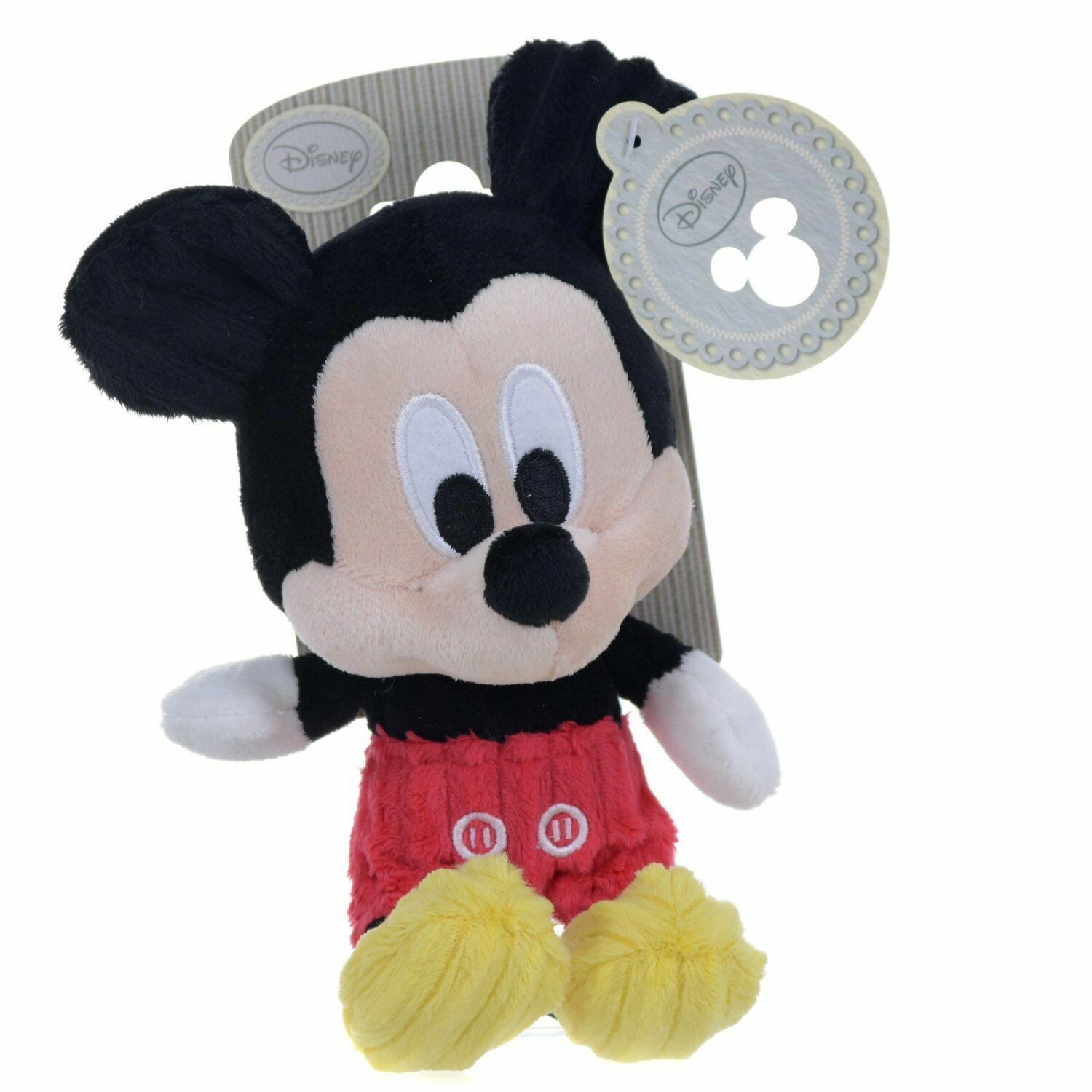 Mickey Mouse Cord Plush Soft Toy (9 inch) - Posh Paws  Disney