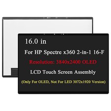 16.0" OLED for HP Spectre x360 2-in-1 Laptop 16-f0023dx LCD Touch Screen Display