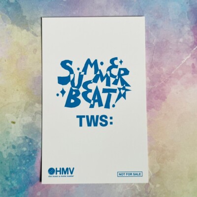 TWS SUMMER BEAT ! 2nd Mini Album photo card JAPAN POB TWS SUMMER BEAT ! 2nd Mini Album photo card JAPAN POB