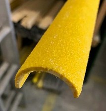Ladder Rung Covers Half Round & U shape. Anti Slip GRP Rung Covers.