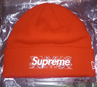 Supreme Beanie New Era Box Logo Bandana 