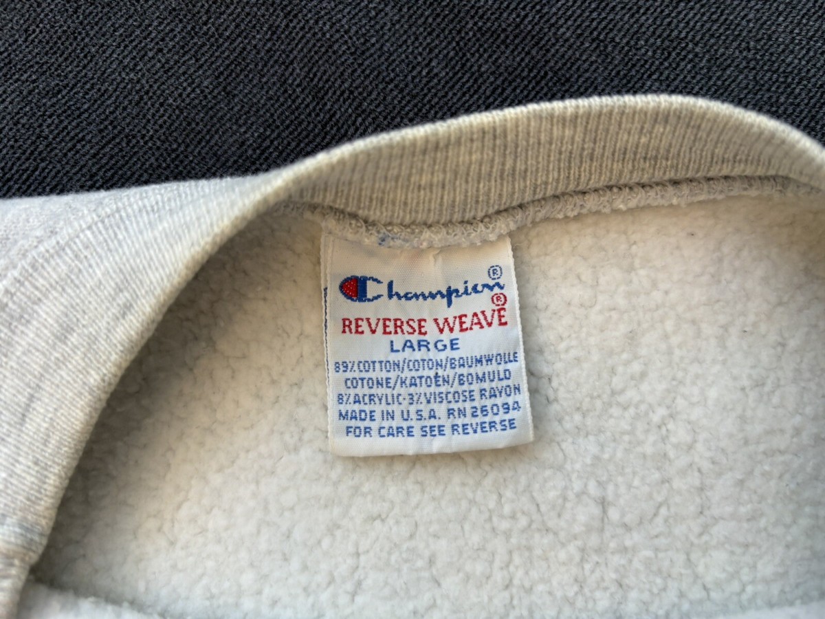 Vintage 90s Champion Large Reverse Weave Sweatshirt Gray Vintage 90s Champion Large Reverse Weave Sweatshirt Gray