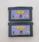 Catz Dogz Nintendo Game Boy Advance "Lot Of 2" UbiSoft Games Cats Dogs Authentic
