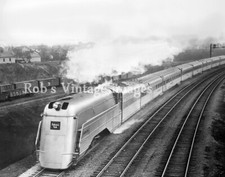 CB&Q Burlington Blackhawk Aeolus #4000 Steam Locomotive Train Railroad photo 7