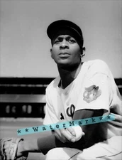 Satchel Paige Baseball Pitcher B&W Promo Photo Vintage Poster Print Wall Art