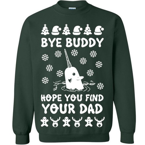 645 Bye Buddy Crew Sweatshirt ugly 