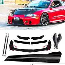 For Mitsubishi Eclipse Spyder Front Bumper Lip Spoiler Splitter Rear Lip Body K