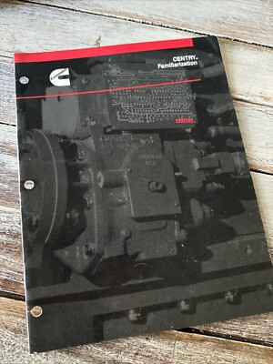 Cummins Familiarization Centry Control System Shop Service Repair Manual NH NT