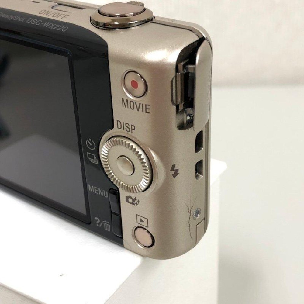 実写美⭕️良品【動作確認済】 DSC-WX220 SONY ミルキーゴールド 実写美⭕️【動作確認済】SONY Cyber−Shot DSC-WX220ゴールド