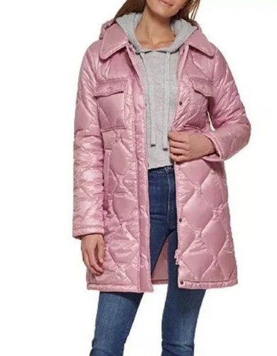 Calvin Klein Women's Winter Outerwear puffer Quilt Hooded Jacket Coat XL/ XXL - Picture 7 of 12