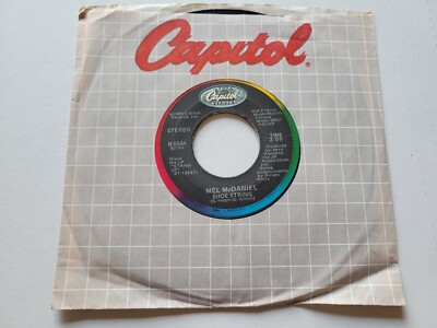 MEL McDANIEL - Shoe String / Worn Out Shoe 1985 COUNTRY 7''