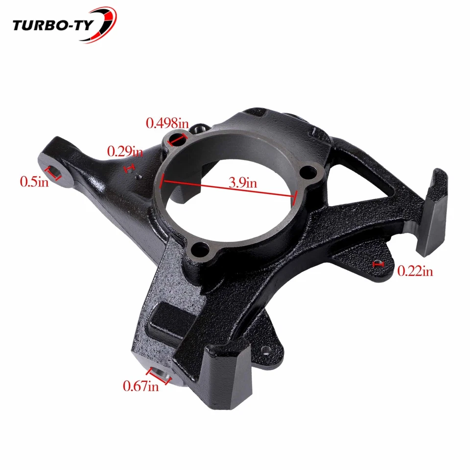 Eje de nudillo de dirección delantero izquierdo y derecho para Jeep Grand Cherokee 1993-1998 Foto 3 de 4