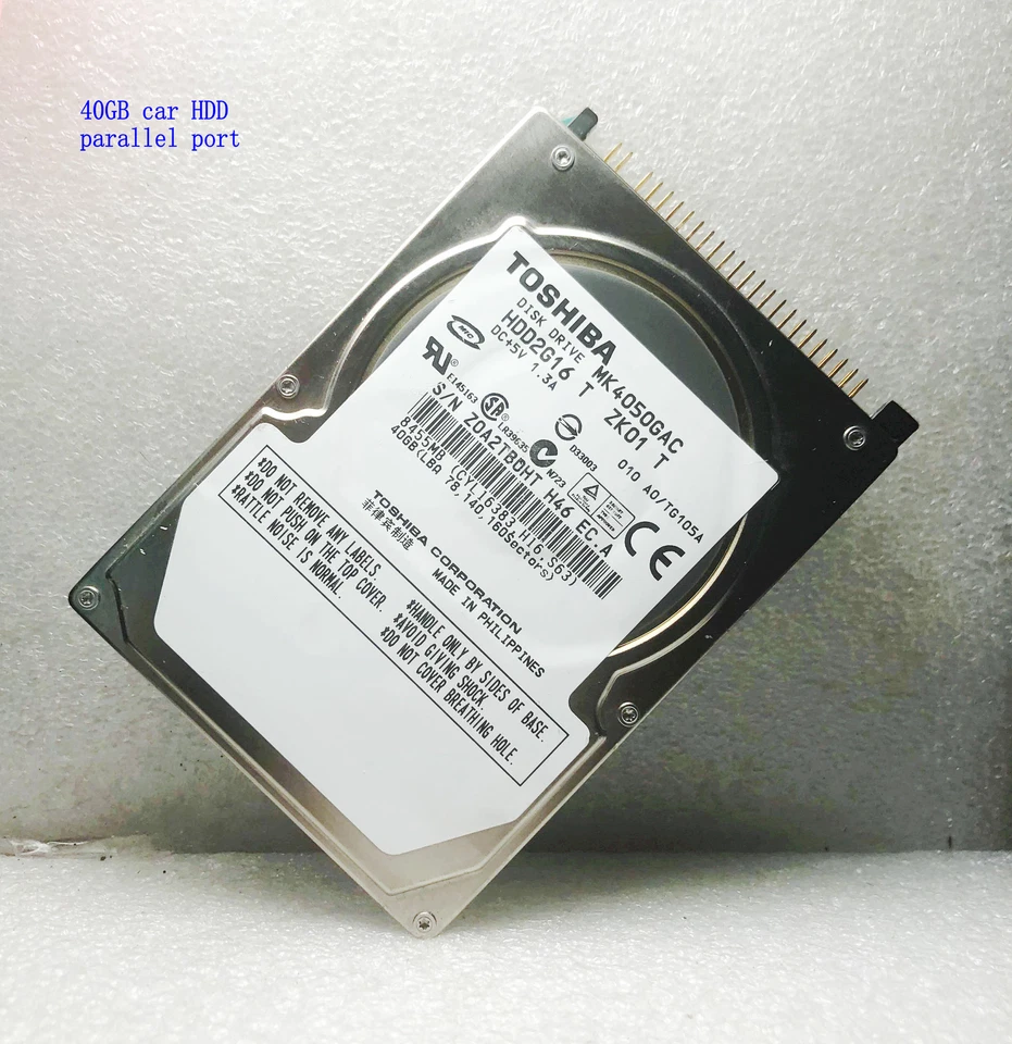 Toshiba 40GB built-in 2.5" MK4050GAC automotive temperature control hard drive - Image 3 of 4