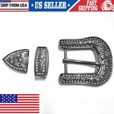 Vintage Rhinestone Studded Western Belt Buckle for 25mm Bling Belt Men Women new