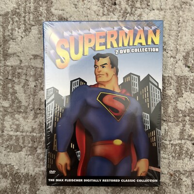 New MAX FLEISCHER'S SUPERMAN 2 DVD Collection Cartoon Classics 1941-1943 DC