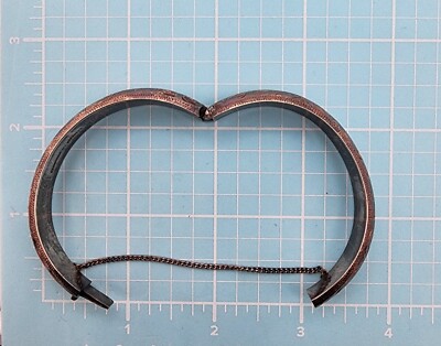 Sterling Silver 925 Retro Etched Japan 6.75