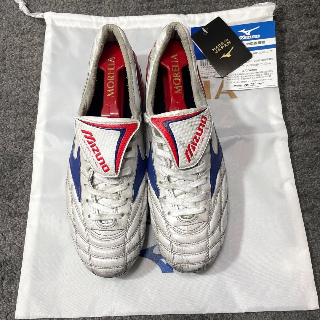 Mizuno Morelia WAVE Japan US 8.5 P1GA210325 Football Soccer Cleats Rank:B