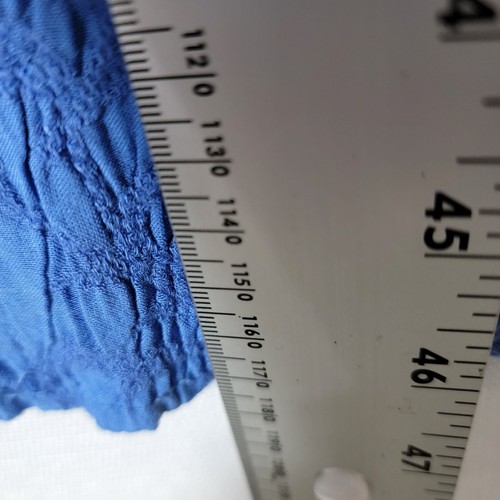 Connected Apparel Womens Dress Sheath Midi Size 18 W Sleeveless Blue Textured - Picture 5 of 10