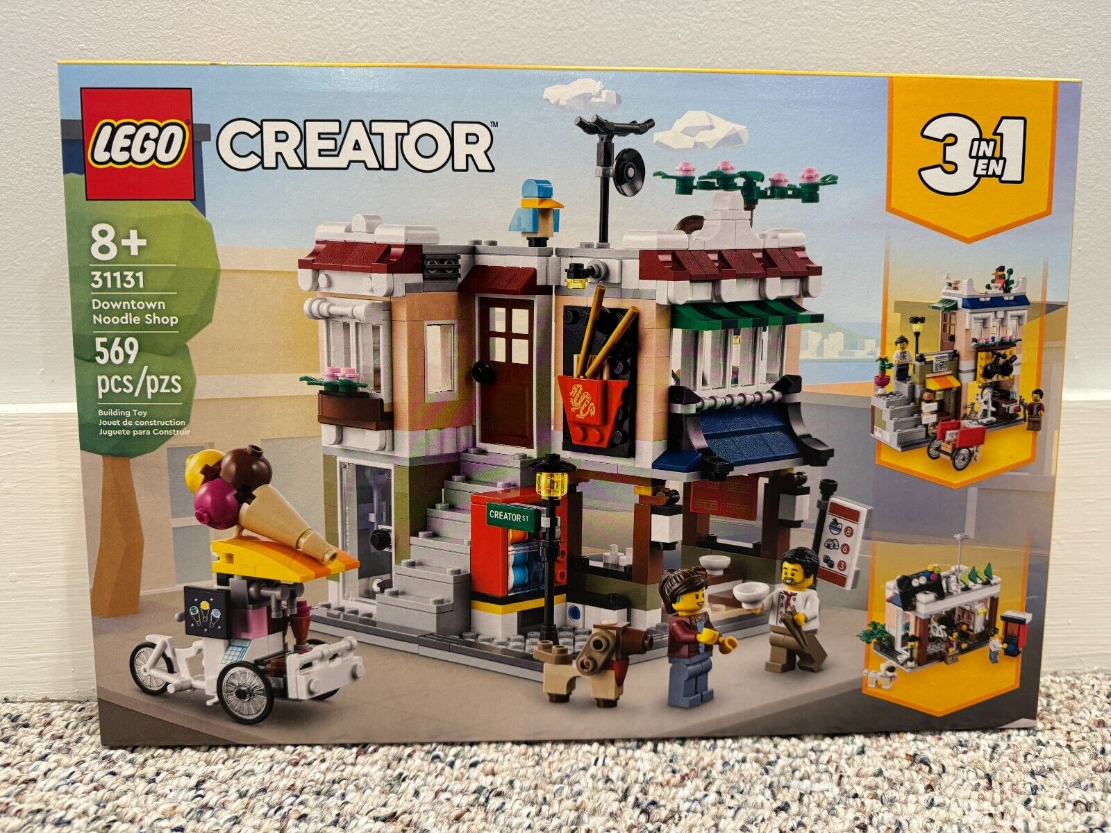 LEGO 31131 Downtown Noodle Shop Creator 3-in-1 NEW SEALED RETIRED