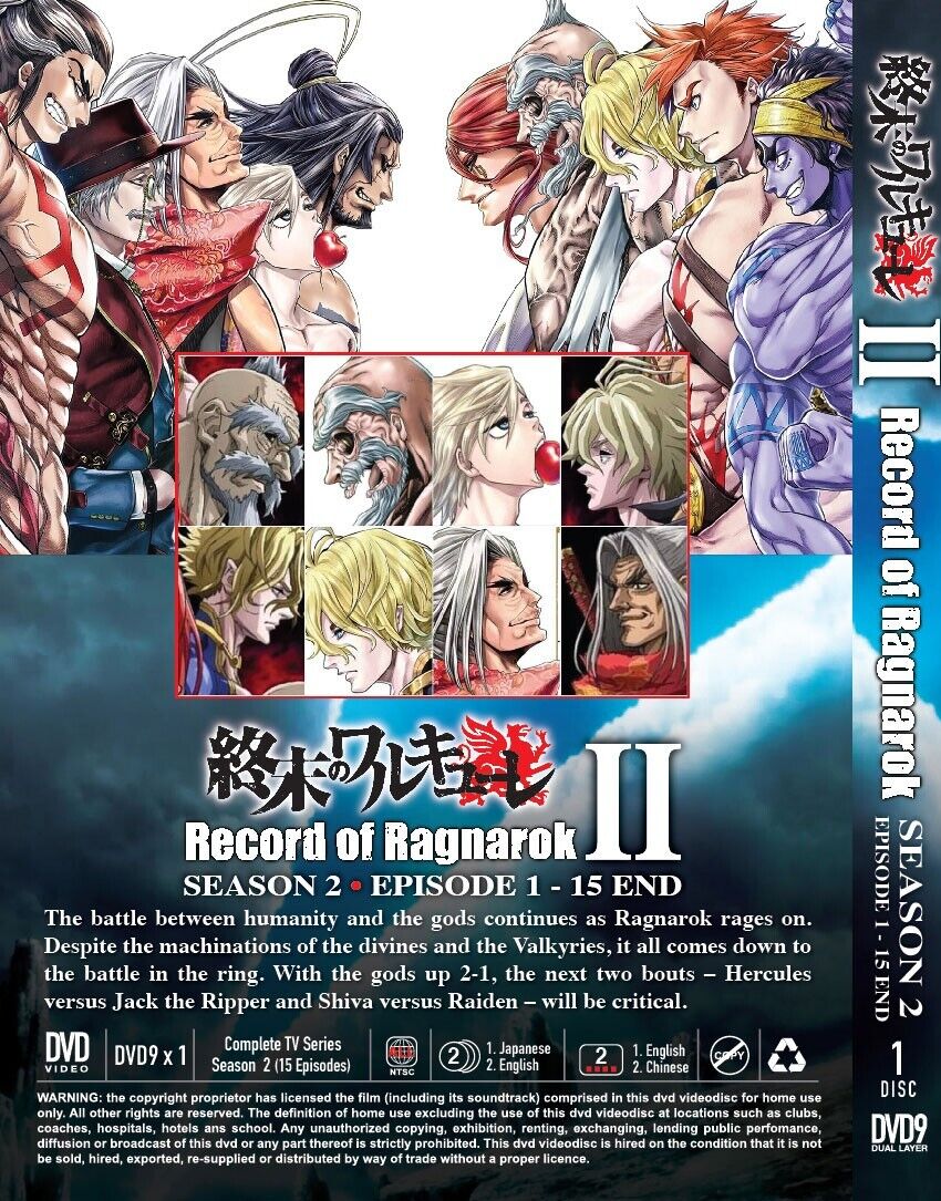 ANIME DVD~ENGLISH DUBBED~Record Of Ragnarok Season 1+2(1-27End)All