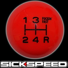 Redblack Fing Fast Shift Knob For 5 Rdr Speed Short Throw Shifter 12x1.5 K04