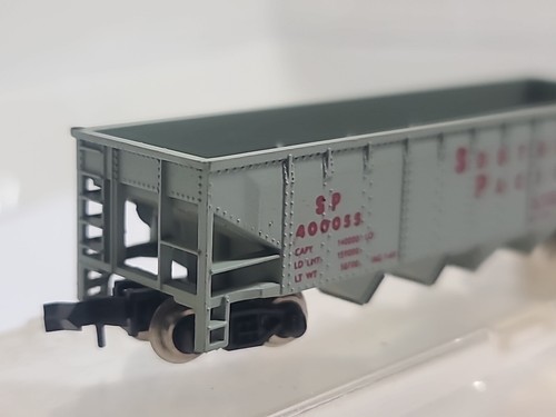 Life-Like N Scale S786C 4 Bay Hopper Southern Pacific SP #40055 Steel Wheels VG - Picture 4 of 11