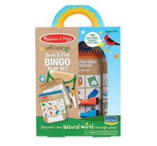 Melissa  Doug Let's Explore Bingo Play Set Seek  Find Nature Play Activity Set