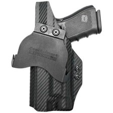 Paddle Holster fits: Glock 17 19 19X 26 31 32 33 34 45 TLR-1 - Rounded Gear