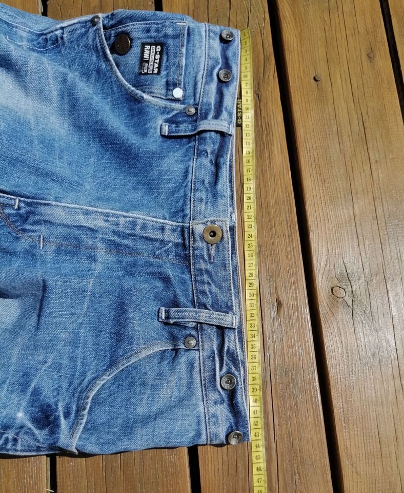 GSTAR RAW ARC 3D Loose Tapered Braces Jeans Men's Twisted W31 L34 eBay