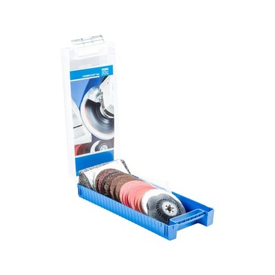 PFERD COMBICLICK Disc Set, 19 pcs. | 5 inch Dia. | 5/8-11 Thread | 48194 - fo...