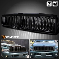 Fits 1994-2001 Dodge Ram 1500 2500 3500 Black Front Bumper Hood Grille Assembly