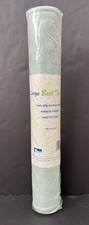 NEW Ginsey Large Rubber Bath Tub Mat  Green Seashells  Non-Slip Suction Cups