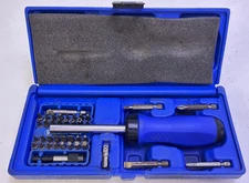Cornwell Quality Tools 42 Piece Ratcheting Screwdriver Bit Set MK-1 in Case