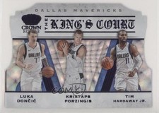 2019-20 Panini Crown Royale Purple 15/25 Kristaps Porzingis Luka Doncic #10 7y2