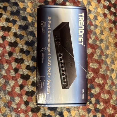 TRENDnet  TPE-TG380  8 Port 2.5G POE+ Switch