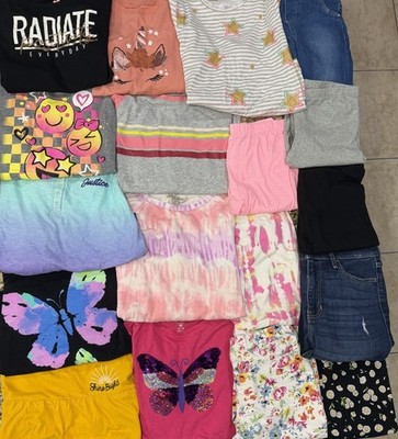 Girls Clothing Lot Size 10 12 10/12 Super Cute & Colorful! Excellent For School!