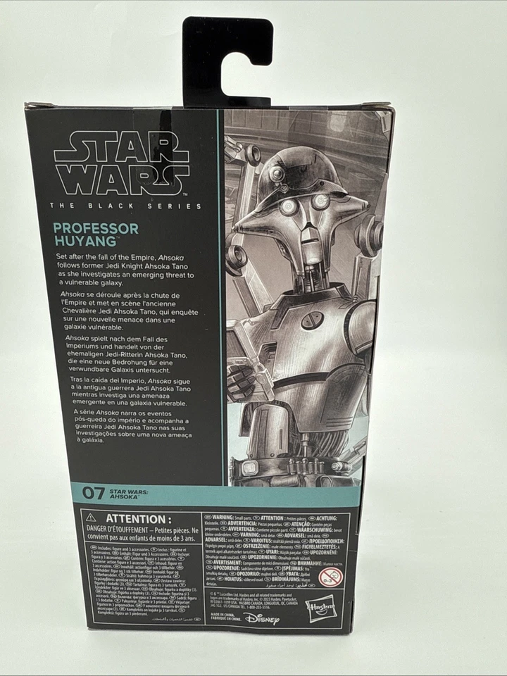 "Figura de acción Hasbro Star Wars The Black Series Ahsoka HK-87 Professor Huyang 6""" Foto 3 de 4