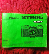 Fujica ST605 Owners Manual Original Fugifilm ST 605 Camera Guide Vintage